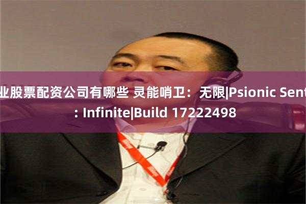 专业股票配资公司有哪些 灵能哨卫：无限|Psionic Sentry : Infinite|Build 17222498